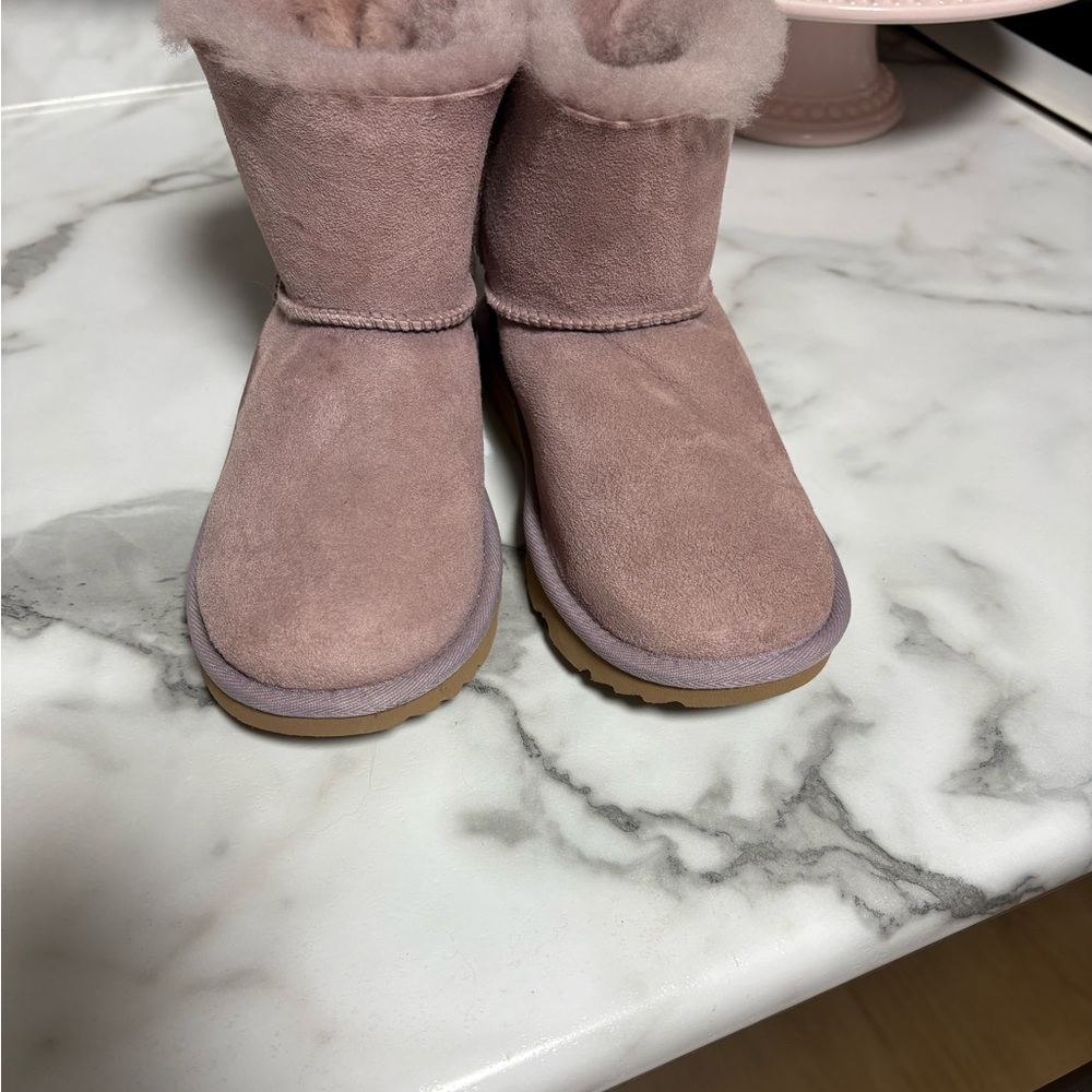 UGG Pink Boots with Glitter Bows